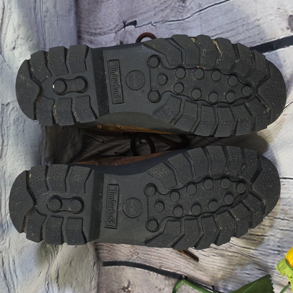 Timberland Euro Hiker Women's Boots Olive and Brown Sz 7 - Picture 5 of 13